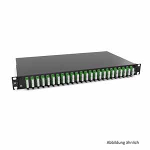 Spleissbox 6xSC-D OS2 APC grün sw