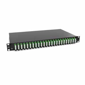Spleissbox 24xSC-D OS2 APC grün sw