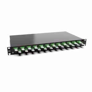 Spleissbox 24xLSH OS2 APC grün sw