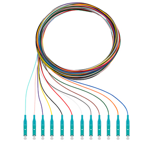 Pigtails 12xLC OM3 2m
