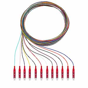 Pigtails 12xLC OM4 2m