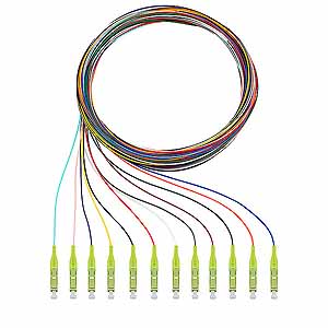 Pigtails 12xLC OM5 2m