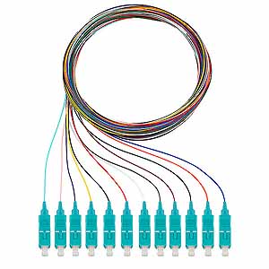 Pigtails 12xSC OM3 2m