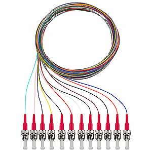 Pigtails 12xST OM4 2m