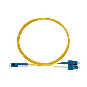 LC-D/SC-D Patchkabel OS2 gelb 2m