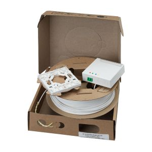 FTTH-Anschlussset 2,3mm 1xLC-D OS2 APC 70m